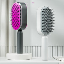 Load image into Gallery viewer, Self Cleaning Anti-Static Hair Brush