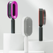 Load image into Gallery viewer, Self Cleaning Anti-Static Hair Brush