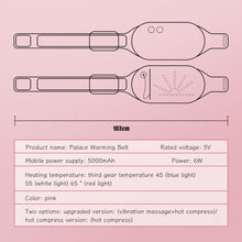Load image into Gallery viewer, Electric Heated Hot Compress Belt Massager